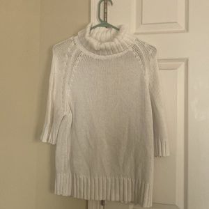 eddie bauer size large knotted turtleneck with short sleeves